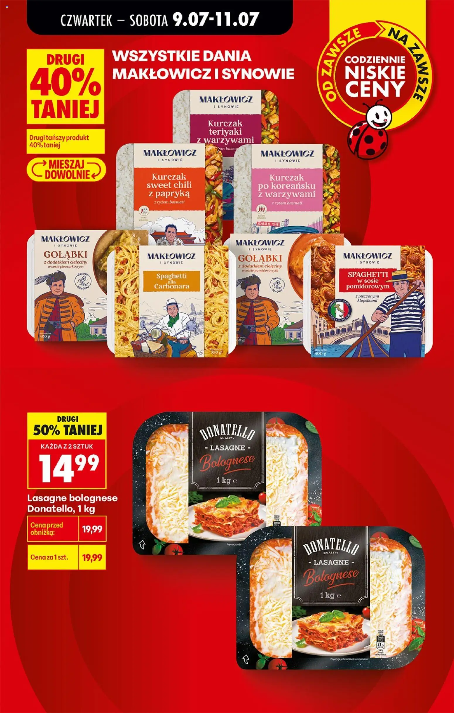 Biedronka Polsko leták - Codziennie niskie ceny od 09.07.2026 | Strana: 13 | Produkty: Basmati, Lasagne