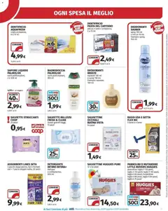 Anteprima del volantino Ipercoop volantino valido a partire dal 07.05.2026 | Pagina: 27 | Prodotti: Pannolini, Sapone, Intimo, Pasta