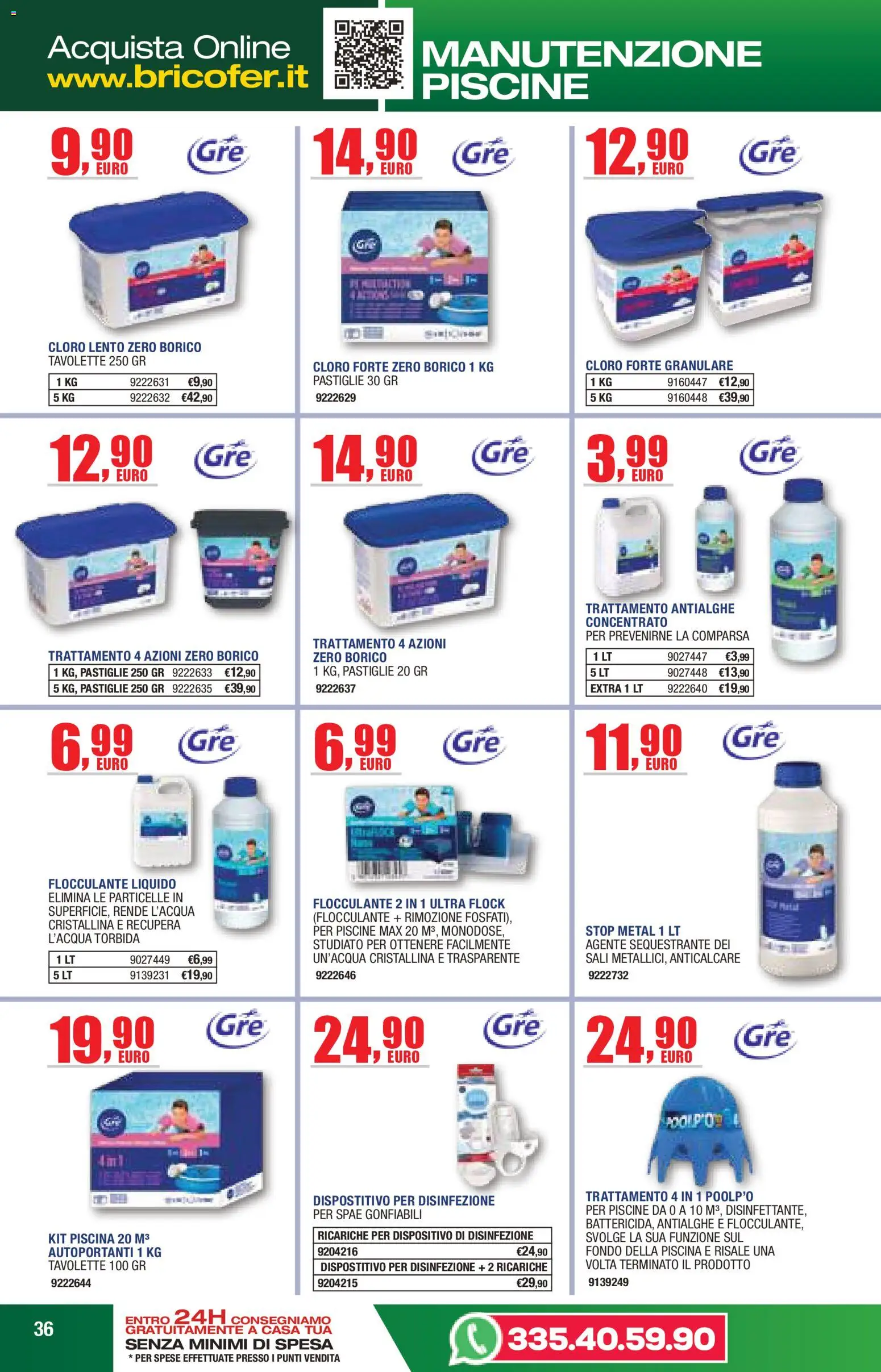 Volantino Self del 14/04/2026 | Pagina: 36 | Prodotti: Anticalcare, Piscina