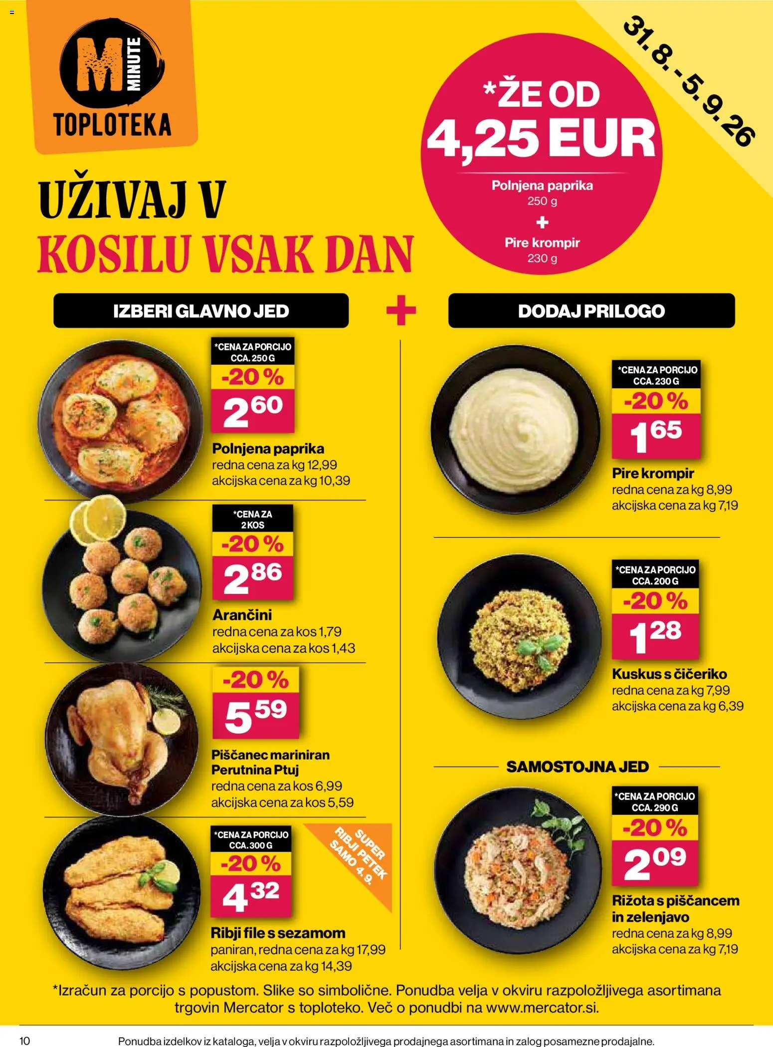 Novi Mercator katalog ponudbe – veljaven od 27.08.2026 | Stran: 10