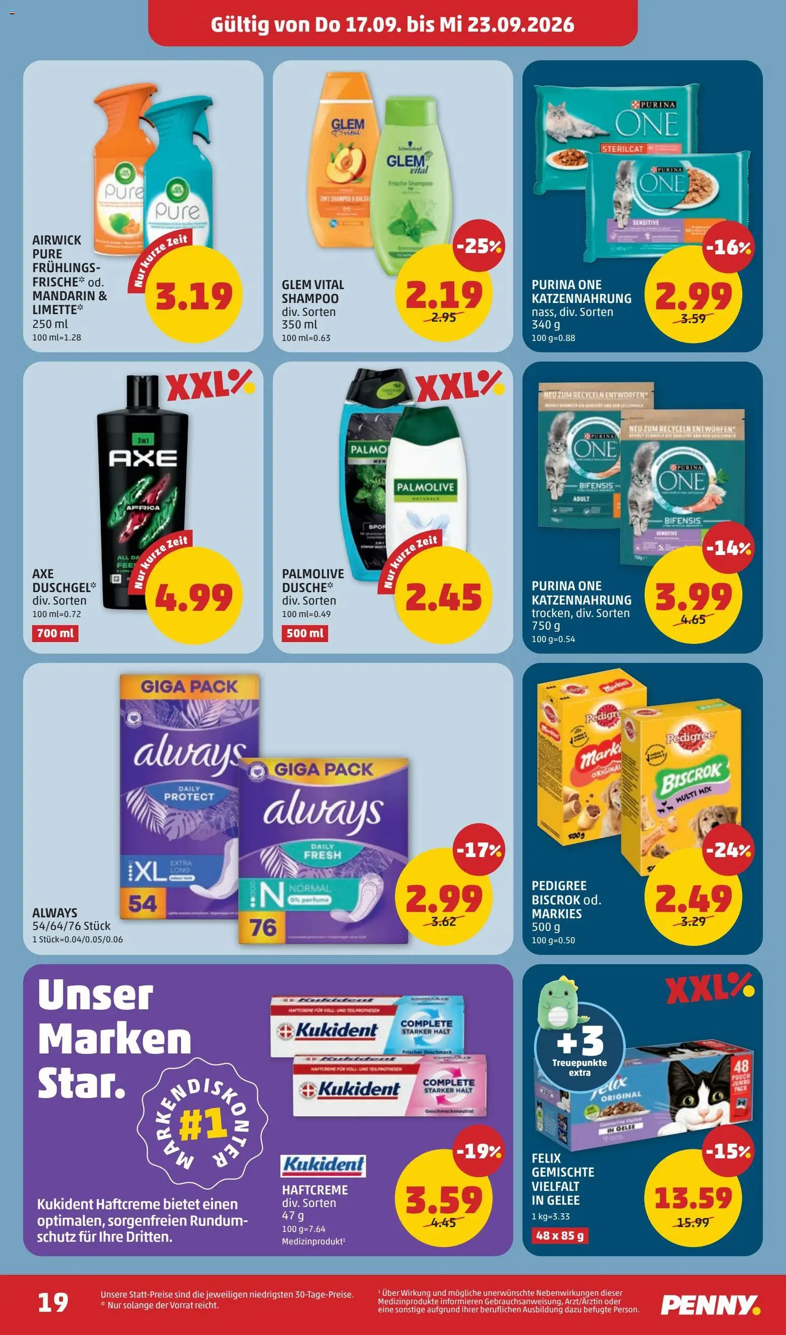Penny Markt - Flugblatt gültig ab 17.09.2026 | Seite: 19