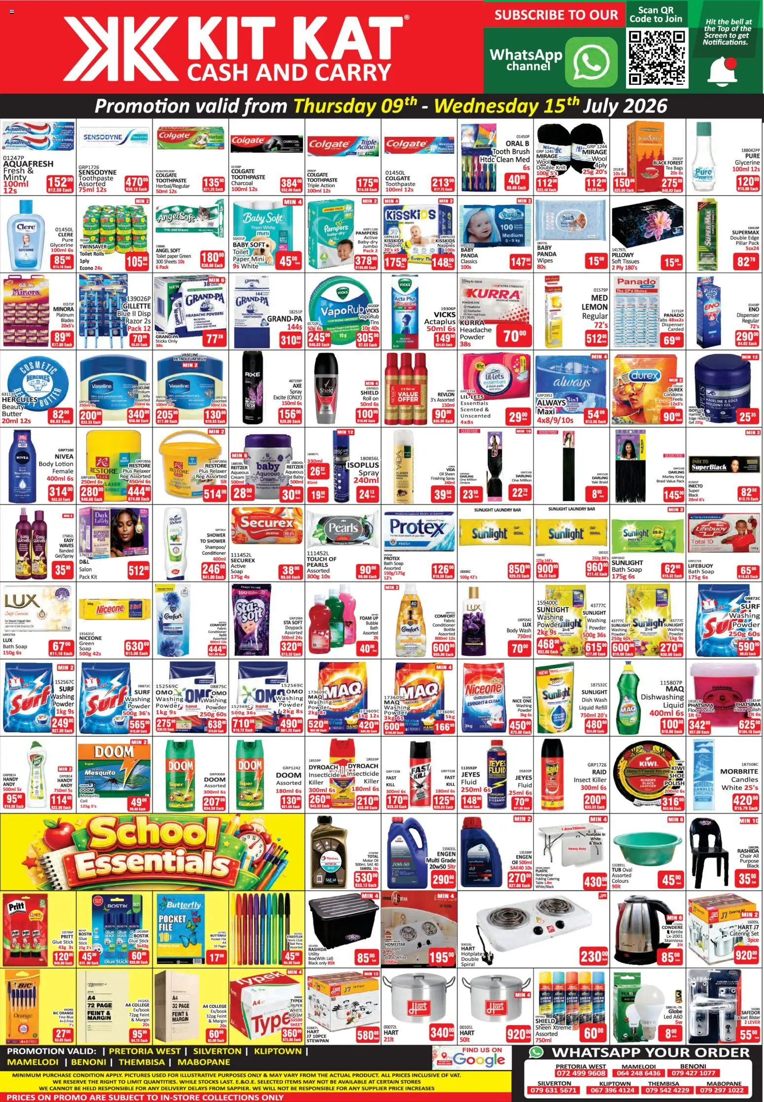 New KIT KAT Cash & Carry catalogue – valid from 09/07/2026 | Page: 2 | Products: Chair, Tea, Cream, Toilet paper
