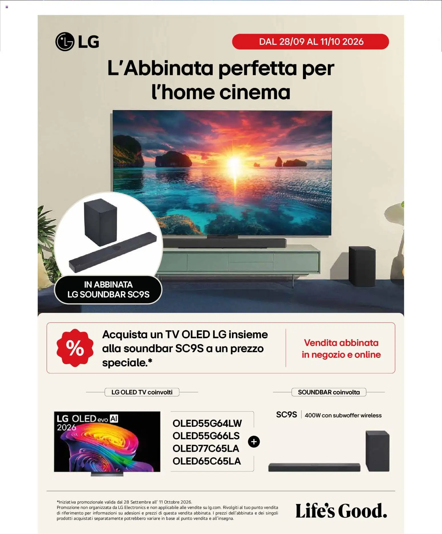 Volantino Trony del 16/10/2026 | Pagina: 32 | Prodotti: Soundbar, TV