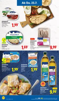 Náhled letáku Lidl Německo leták od 20.07.2026 | Strana: 58 | Produkty: Vegan, Paprika, Feta