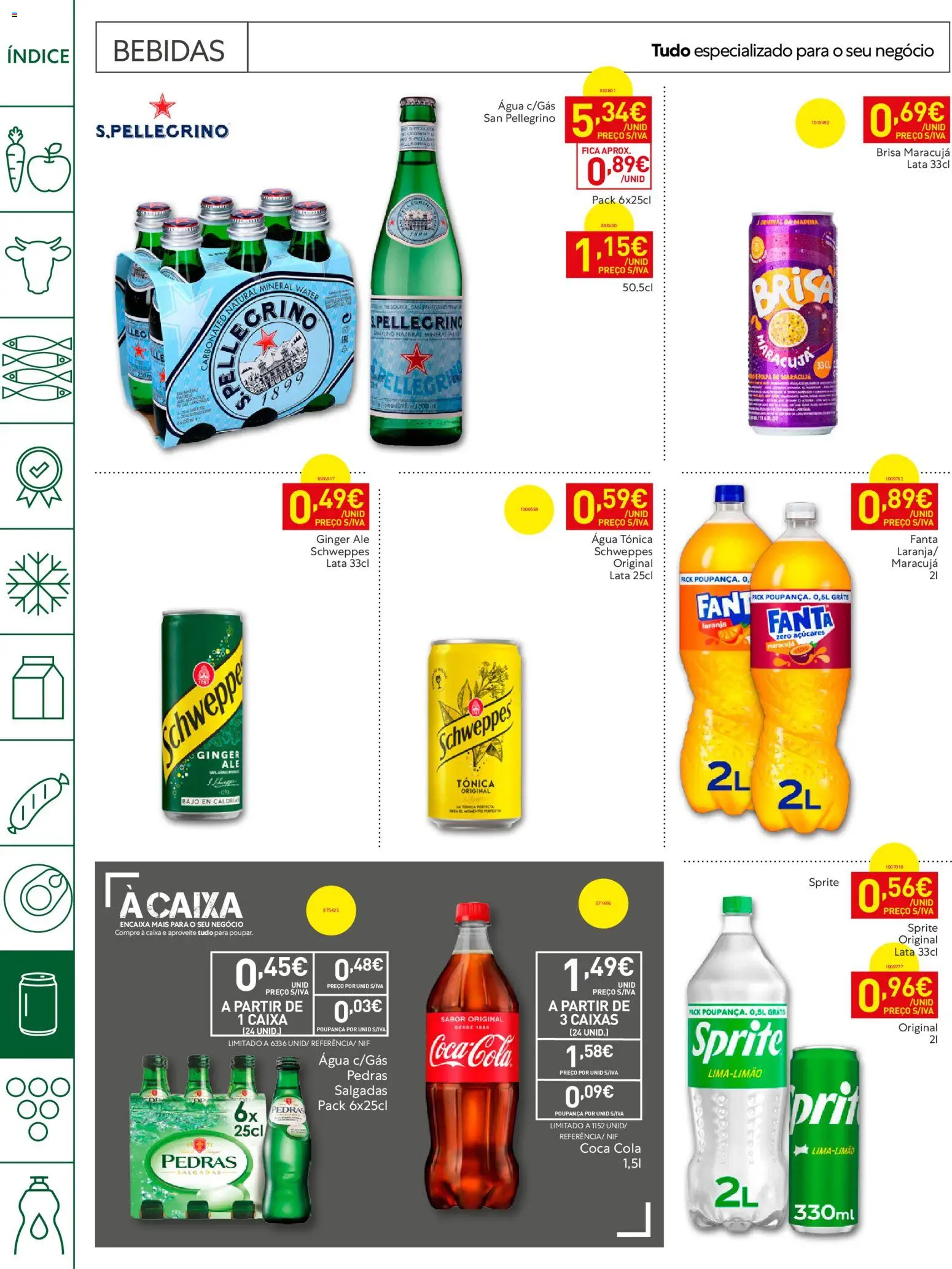 Recheio Horeca Madeira │ válido de 11/08/2026 | Página: 20 | Produtos: Agua, Fanta, Caixa, Sprite
