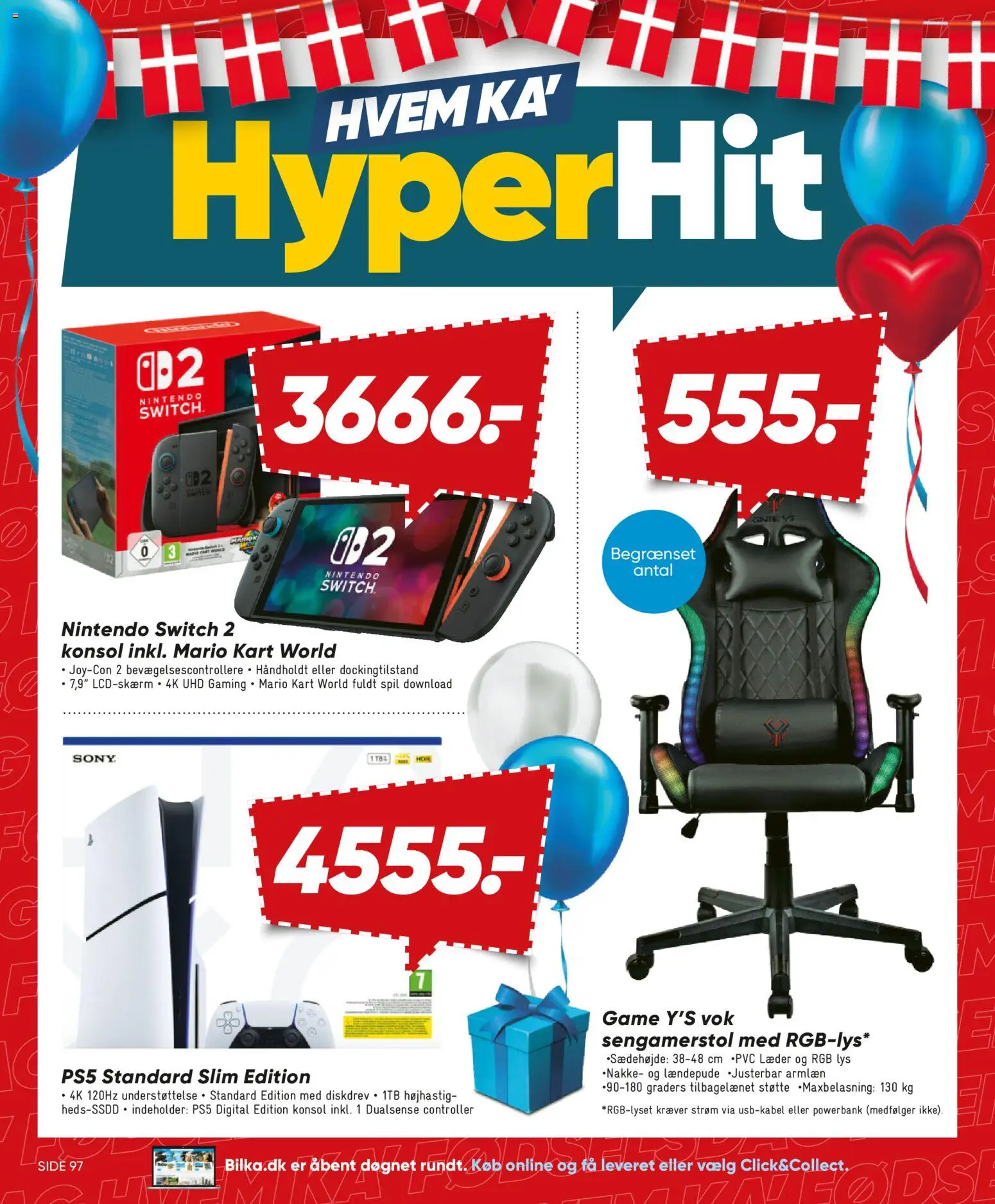 Bilka tilbudsavis – gyldig fra 31/07/2026 | Side: 16 | Produkter: Powerbank, Nintendo Switch, Spil