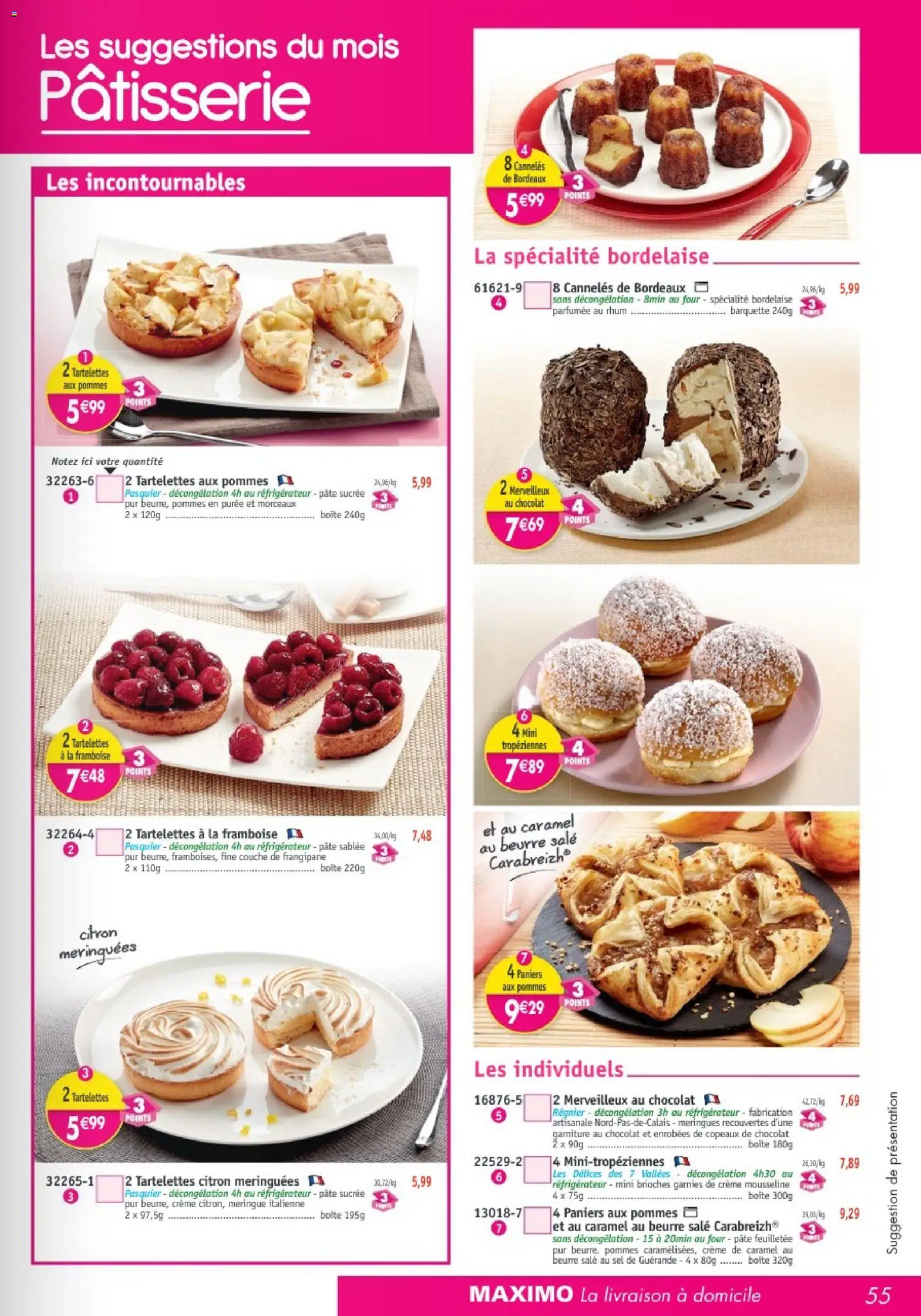 {H1} | Page: 55 | Produits: Citron, Rhum, Pommes, Crème