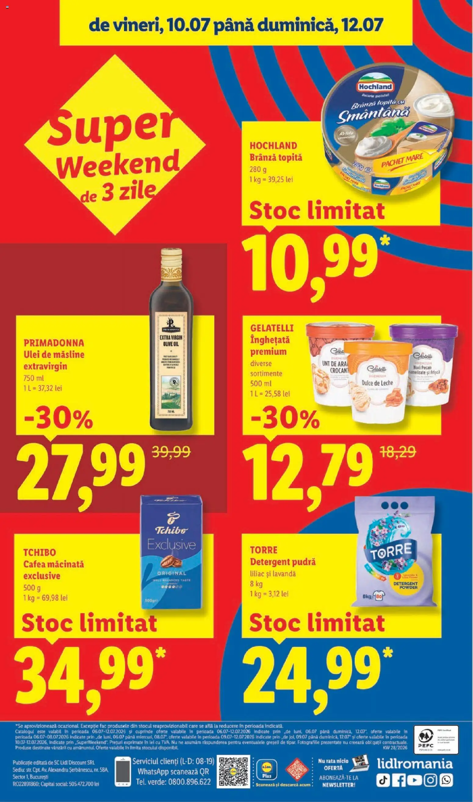Noul catalog Lidl – valabil de la 06.07.2026 | Pagină: 40 | Produse: Măsline, Pudră, Cafea, Smântână