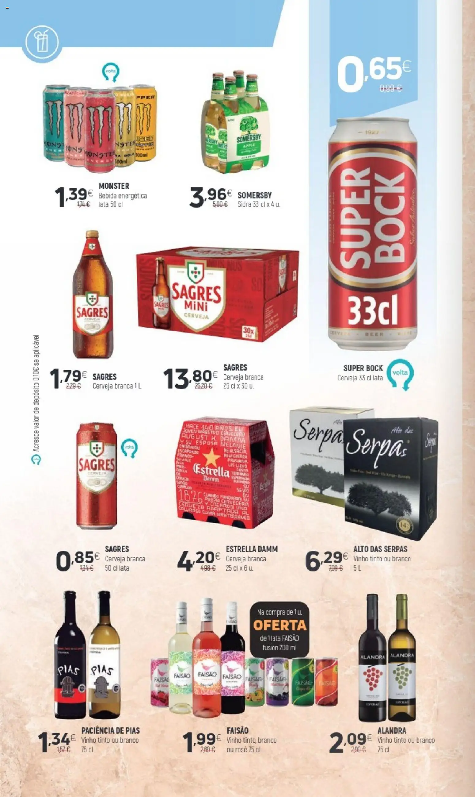Coviran folheto │ válido de 21.04.2026 | Página: 14 | Produtos: Vinho, Cerveja, Somersby, Bebida