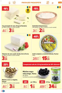 Ofertele Carrefour valabile de la 10.06.2026 | Pagină: 18 | Produse: Hijyenik ped, Vitrină, Brânză, Cremă