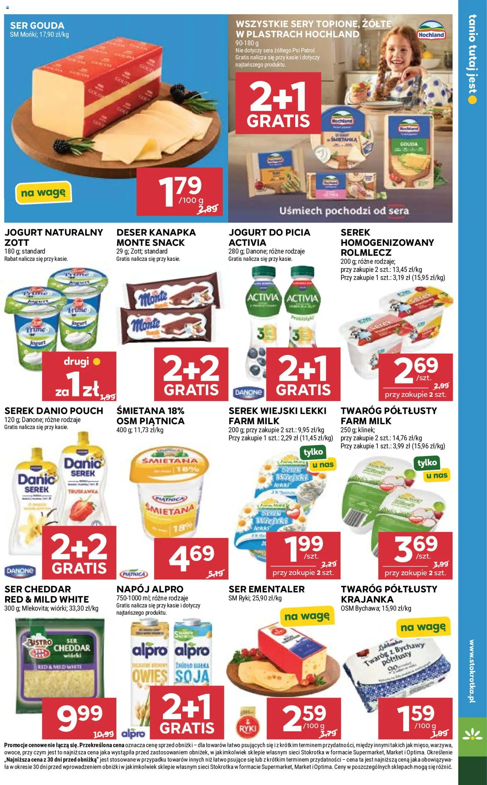 Stokrotka gazetka od 08.10.2026 | Strona: 25 | Produkty: Alpro, Piątnica, Sery, Cheddar