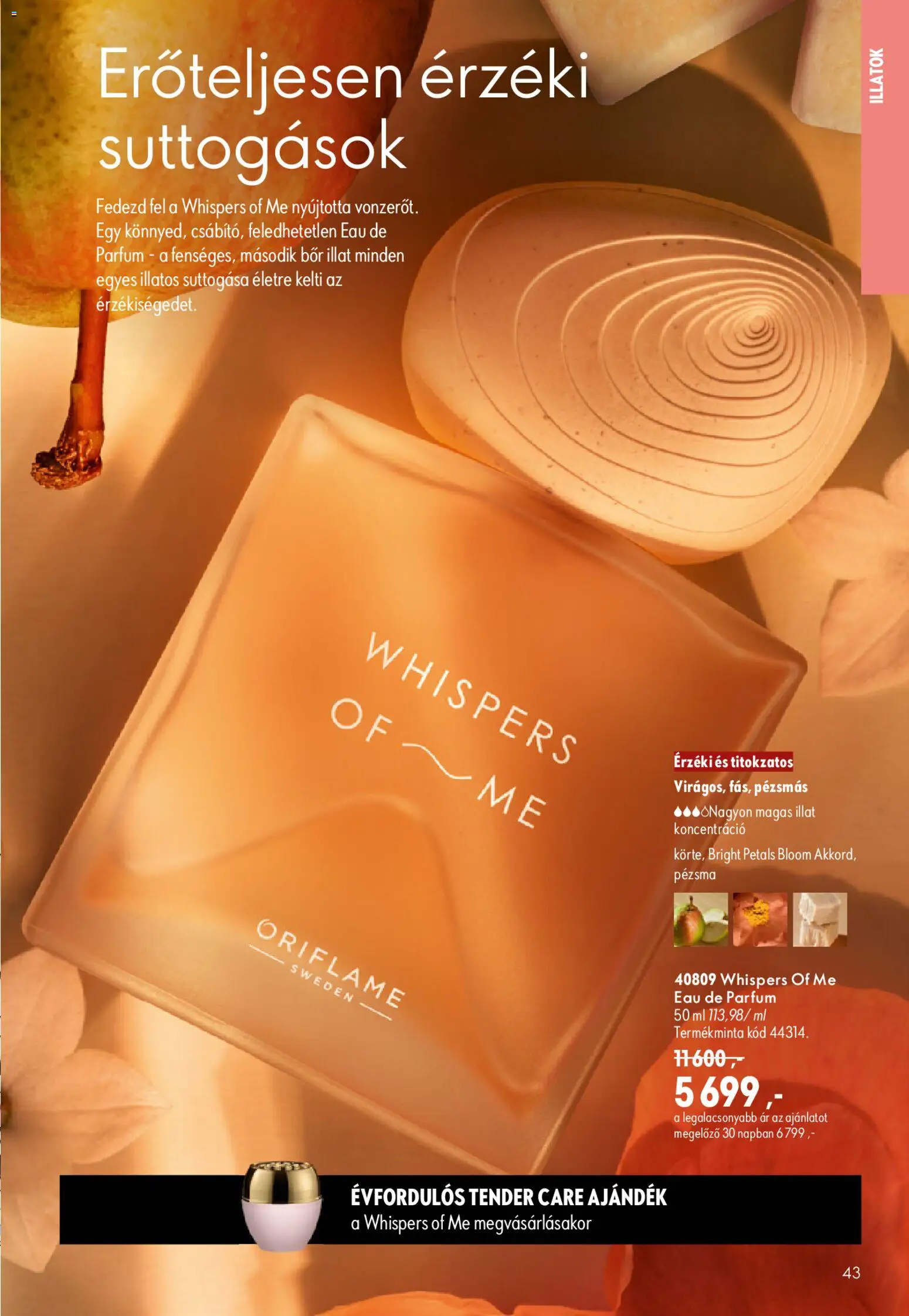 Oriflame akciós ujság - amely érvényes a következő dátumtól: 2026.09.09. | Oldal: 43 | Termékek: Parfüm, Bor