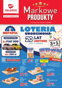 Pogląd oferty "Selgros cash&carry gazetka - Markowe Produkty" - ważna od 08.10.2026