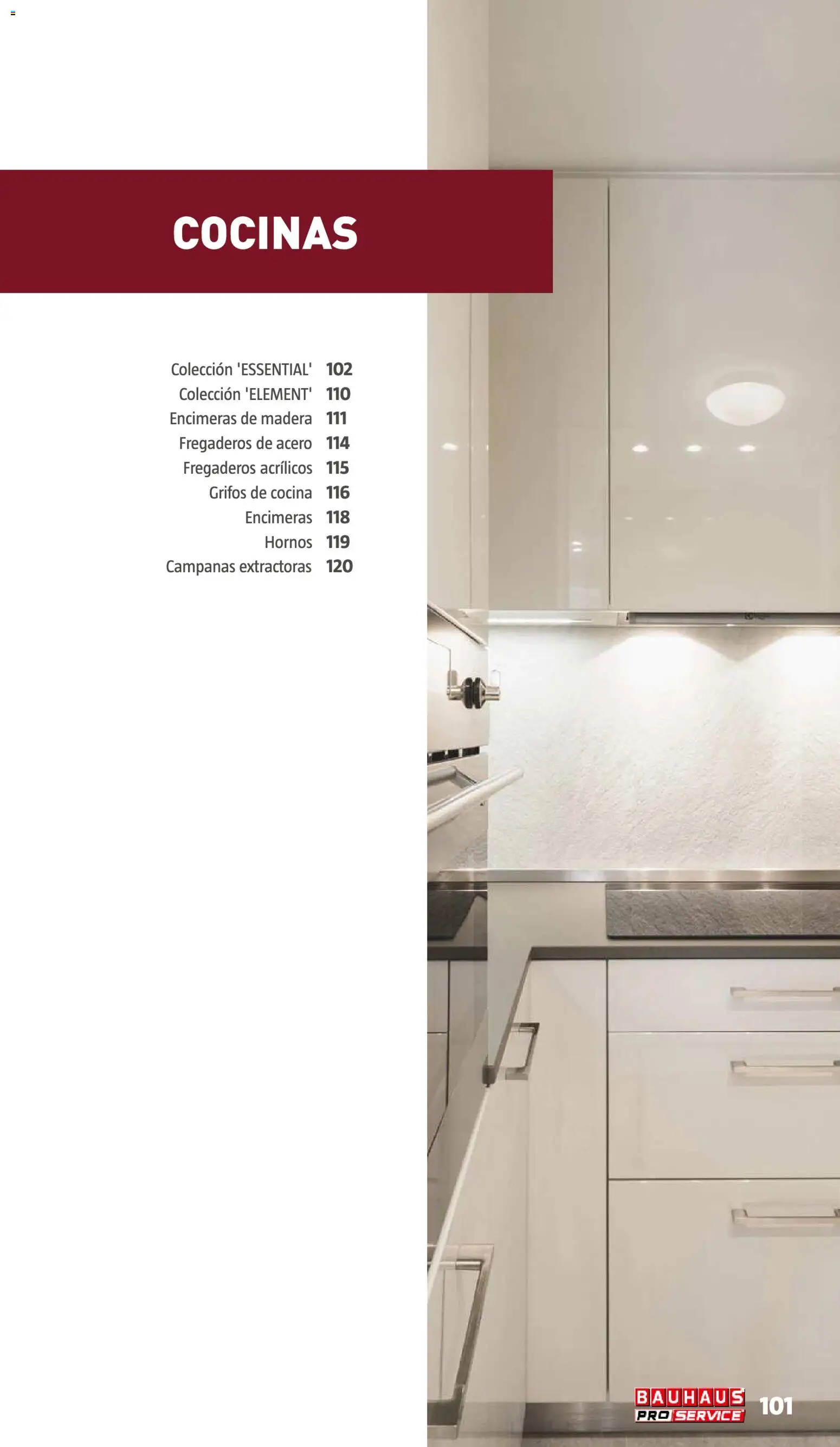 Bauhaus ProService │ válido desde el 11/05/2026 | Página: 101 | Productos: Cocina