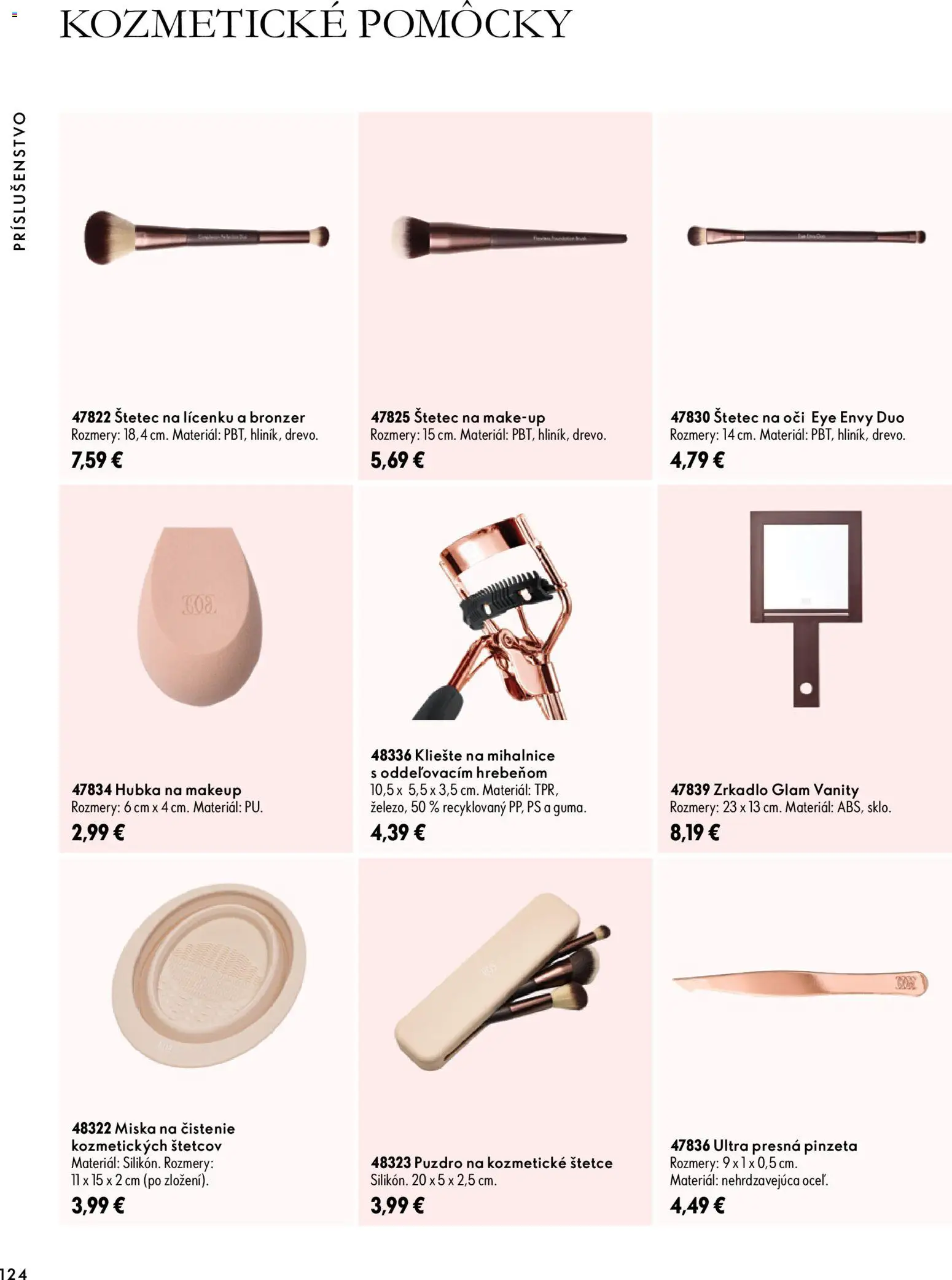 Nové Oriflame akcie – leták je platný od 30.09.2026 | Strana: 124 | Produkty: Zrkadlo, Bronzer, Hubka