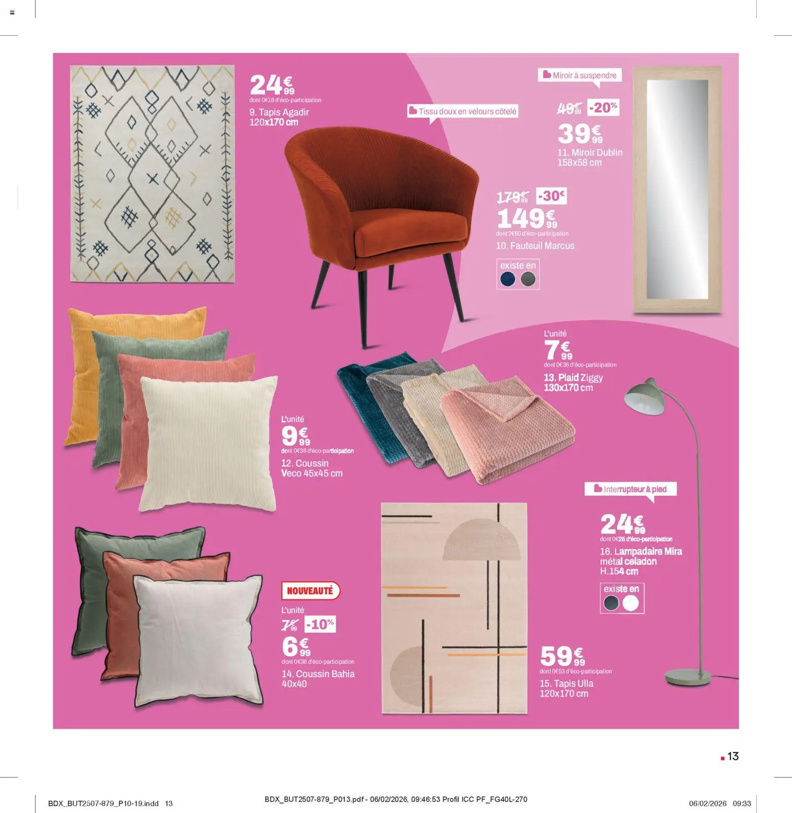 {H1} | Page: 13 | Produits: Interrupteur, Fauteuil, Miroir, Tapis