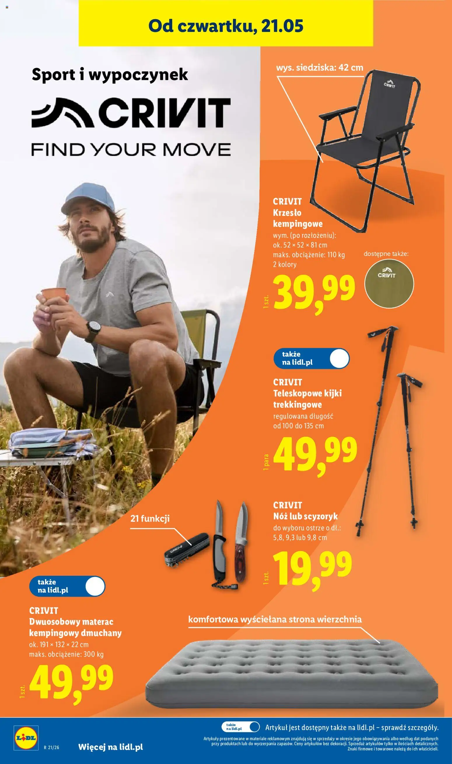 Lidl Katalog od 18.05.2026 | Strona: 28 | Produkty: Materac, Krzesło