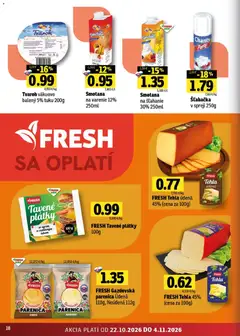 Fresh leták platný od 22.10.2026 | Strana: 18 | Produkty: Pás, Tvaroh, Šľahačka