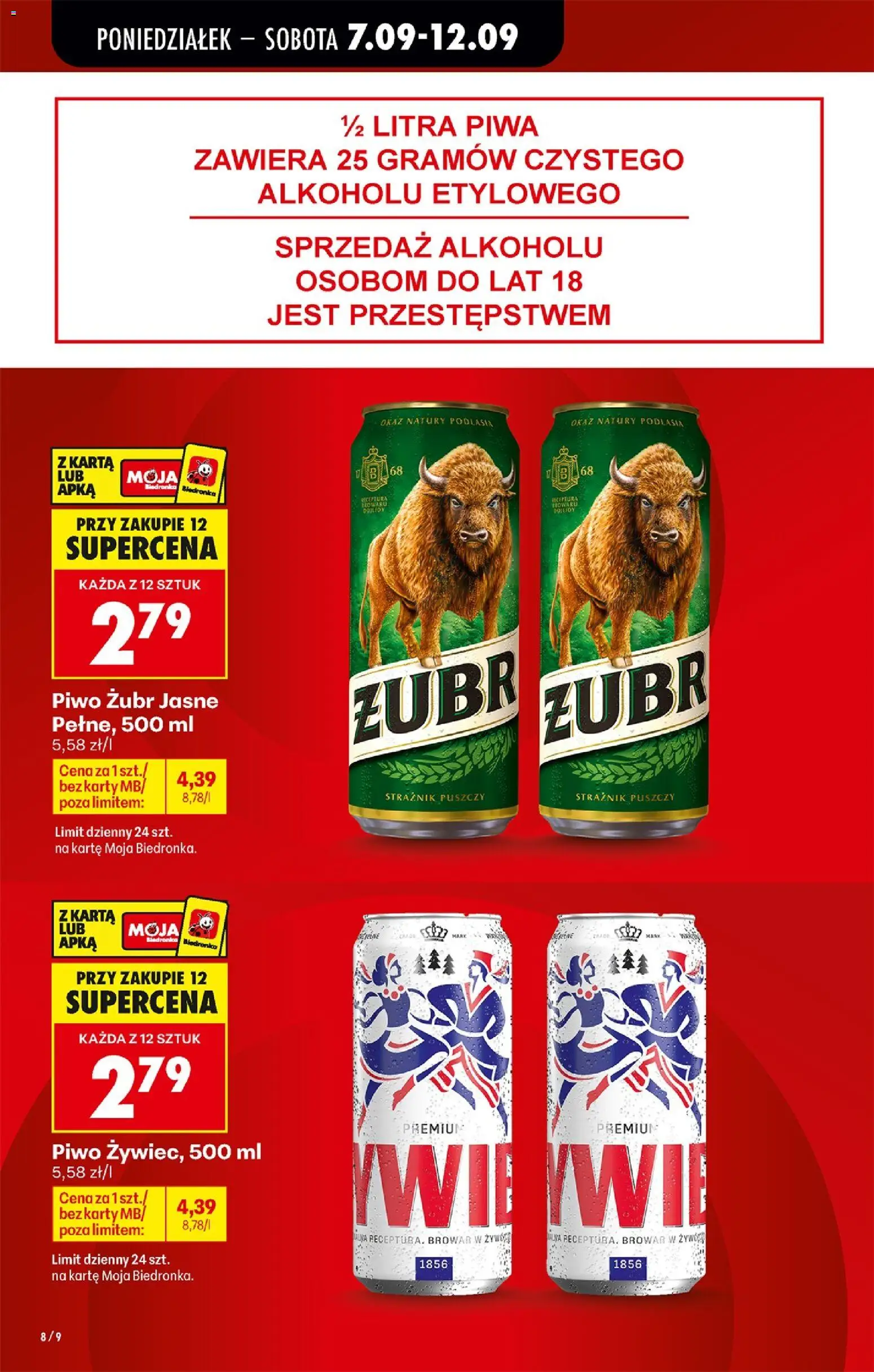 Biedronka gazetka od poniedziałku od 07.09.2026 | Strona: 12