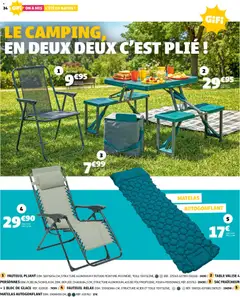 GiFi - Prévisualisation de GiFi catalogue valide à partir de 26.05.2026 | Page: 34 | Produits: Matelas autogonflant, Sac, Matelas, Fauteuil