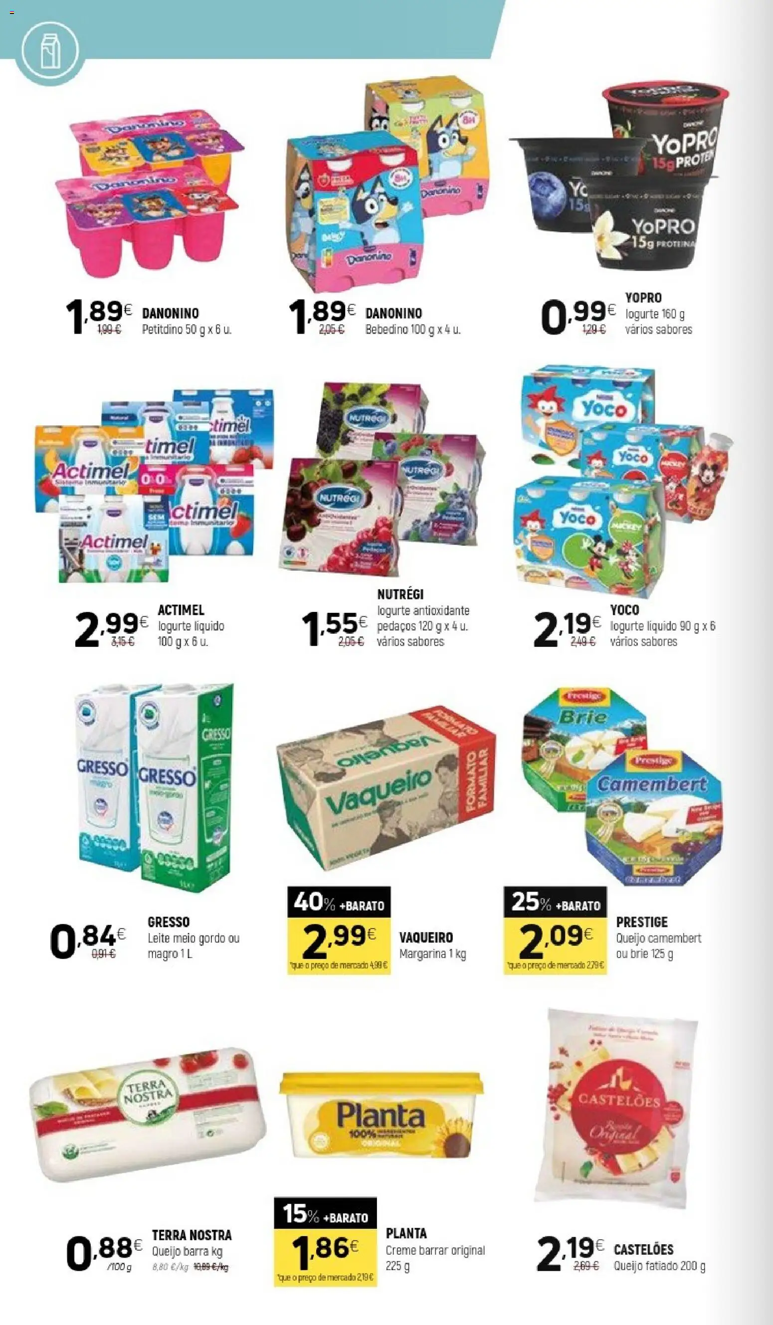 Coviran folheto │ válido de 08/09/2026 | Página: 4 | Produtos: Queijo fatiado, Margarina, Creme, Proteina