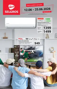 Ofertele Selgros valabile de la 12.06.2026