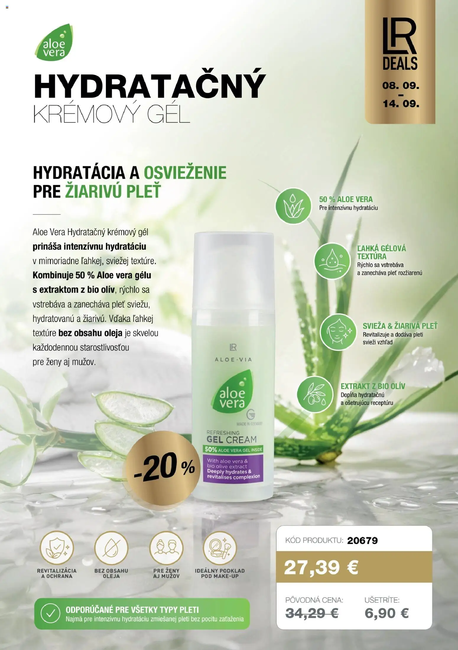Nové LR akcie – leták je platný od 08.09.2026 | Strana: 3 | Produkty: Aloe Vera