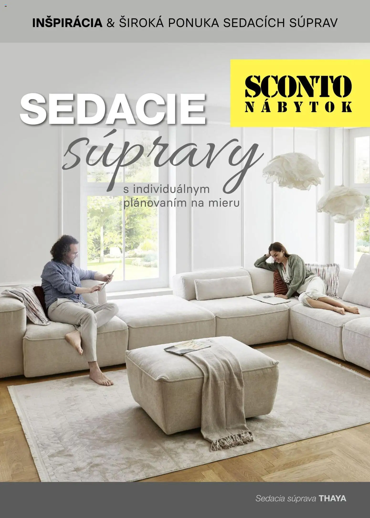 Sconto nábytok katalóg sedacích súprav na mieru od 15.12.2025 » aktuálna zľava catalogue cover