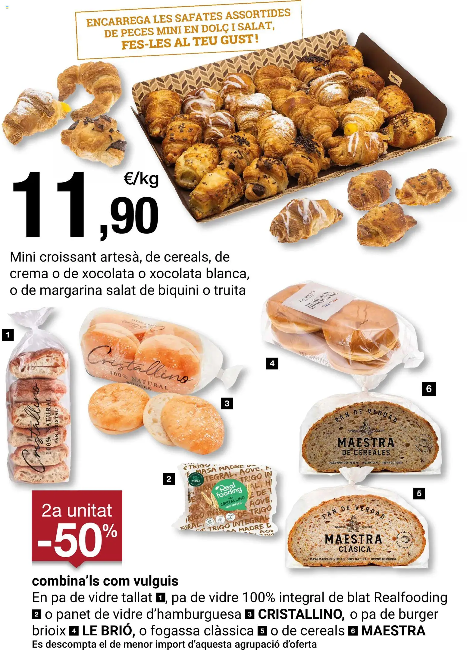 Bonpreu folleto │ válido desde el 19.05.2026 | Página: 60 | Productos: Pan, Croissant, Crema, Horno