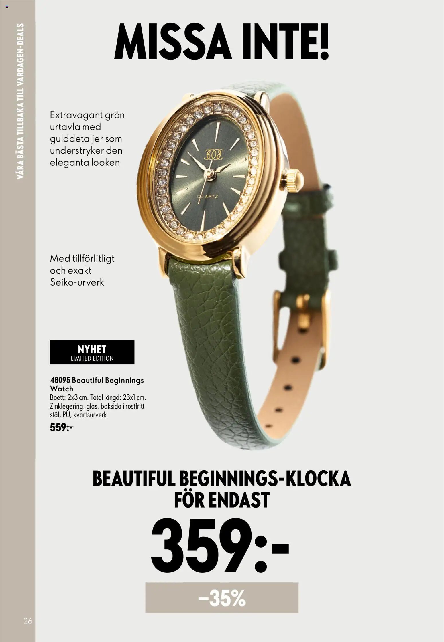 Oriflame reklamblad aktuell från 26/08/2026 | Sida: 26