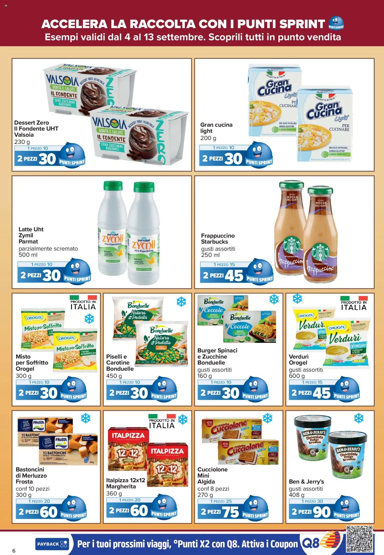Volantino Carrefour del 04/09/2026 | Pagina: 6 | Prodotti: Erbe, Merluzzo, Padella, Dessert