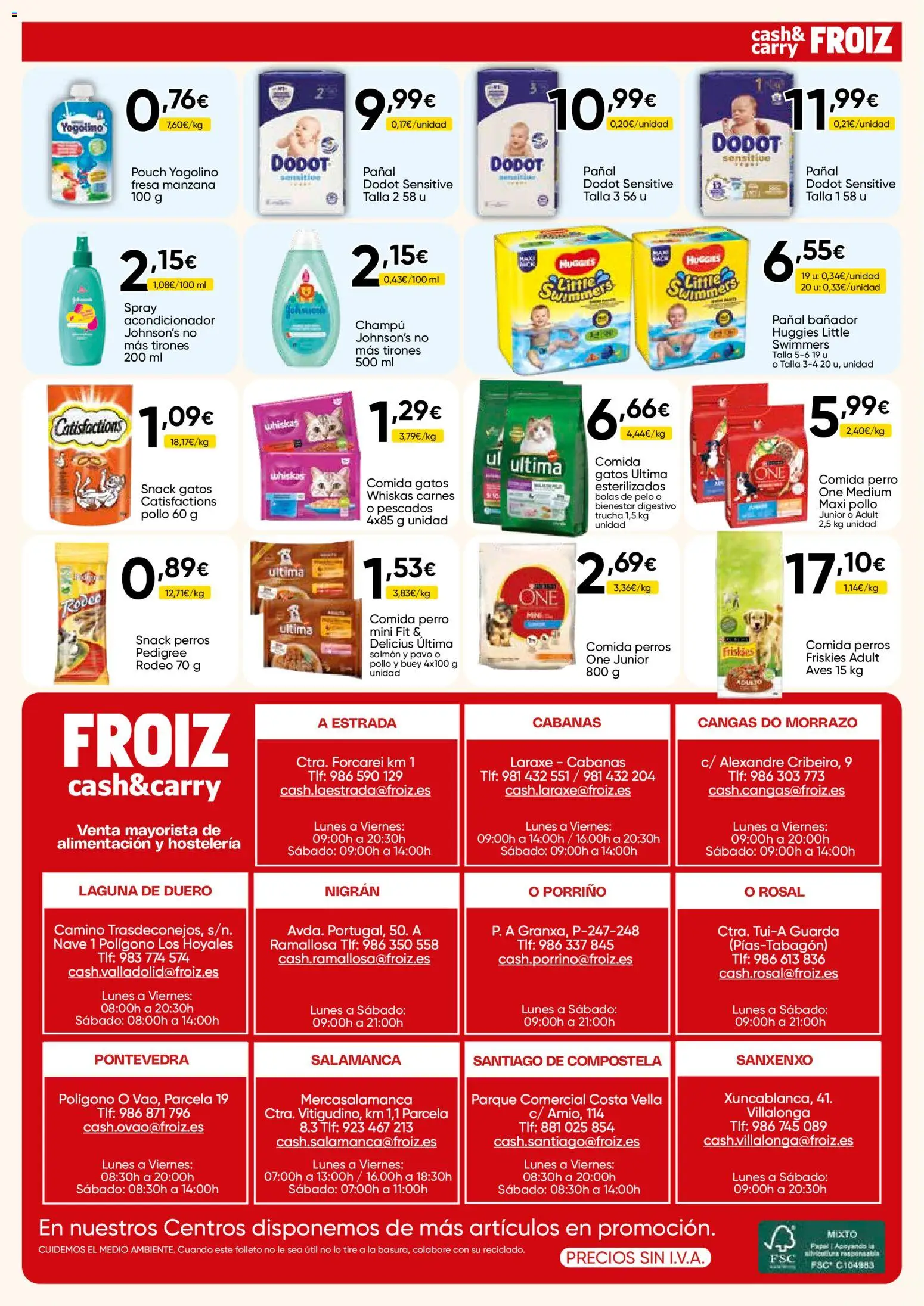 Froiz - Folleto Cash │ válido desde el 23/07/2026 | Página: 16 | Productos: Champú, Acondicionador, Manzana