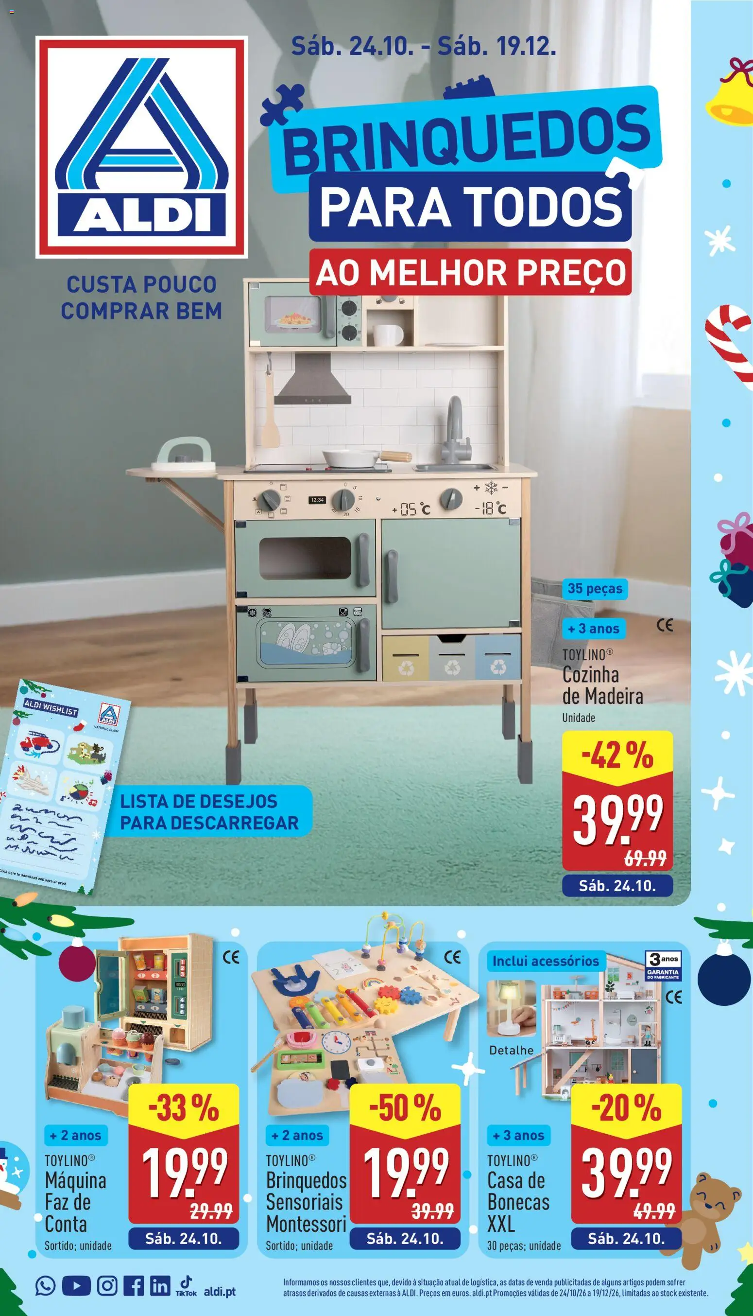Aldi folheto Especial Brinquedos │ válido de 24/10/2026 | Página: 1 | Produtos: Casa de bonecas, Brinquedos