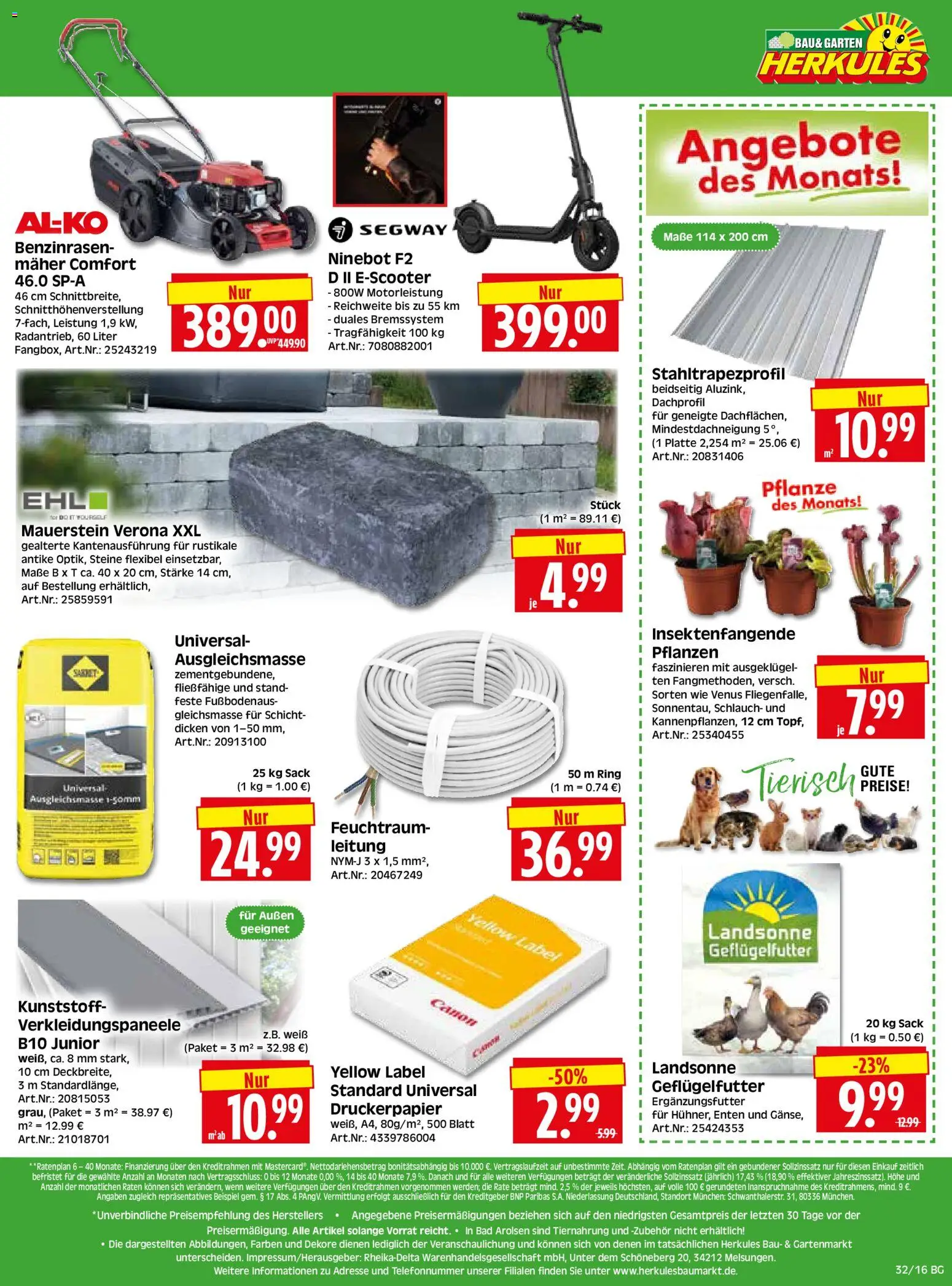 HERKULES Bau & Garten – gültig ab 03.08.2026 | Seite: 16 | Produkte: Bad