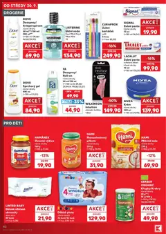 Náhled letáku KUNIBOO Dětské pleny, 36 kusů-46 kusů od 30.09.2026 | Strana: 42 | Produkty: Zubní kartáček, Nivea, Curaprox, Lacalut Aktiv