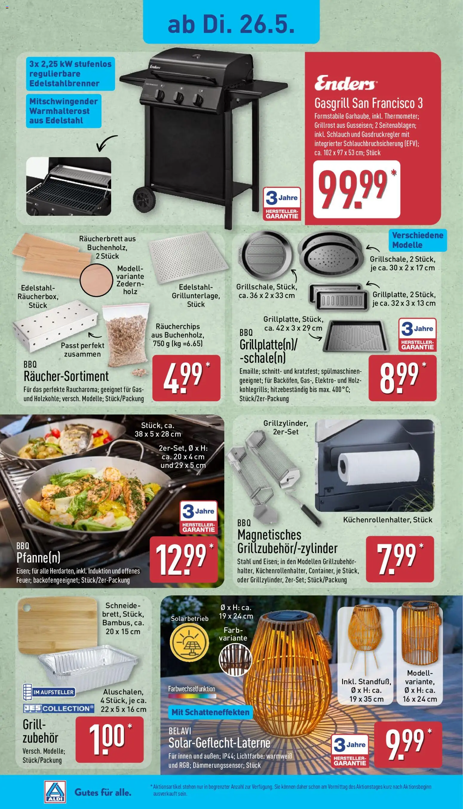 Aldi Ausblick – gültig ab 26.05.2026 | Seite: 2 | Produkte: Grill, Belavi