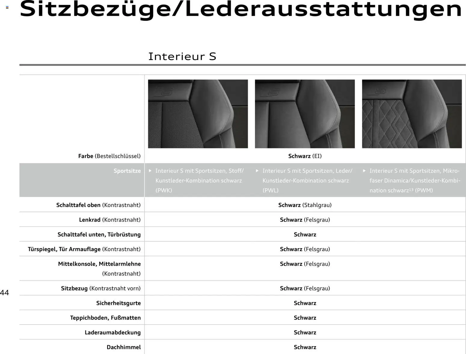 Audi Q4 e-tron / Q4 Sportback e-tron – gültig ab 01.10.2025 | Seite: 44