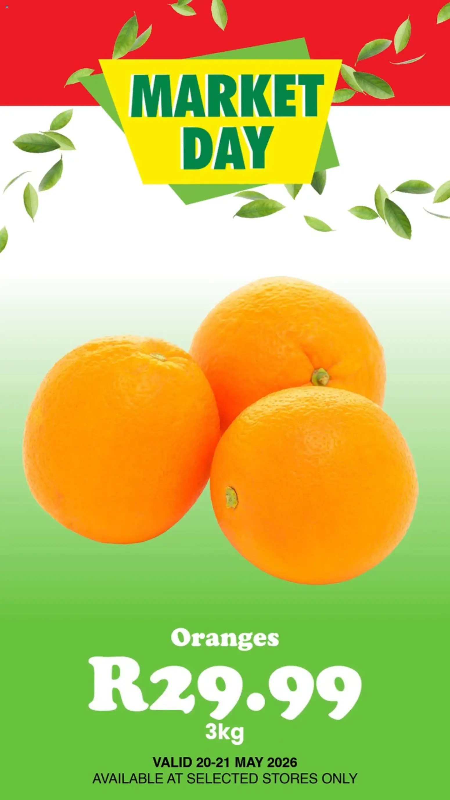 New Check Save catalogue – valid from 20.05.2026 | Page: 6 | Products: Oranges