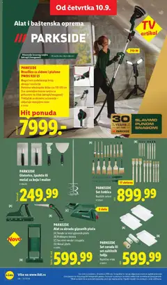 Lidl katalog - pregled Lidl kataloga - važi od 10.09.2026 | Strana: 70