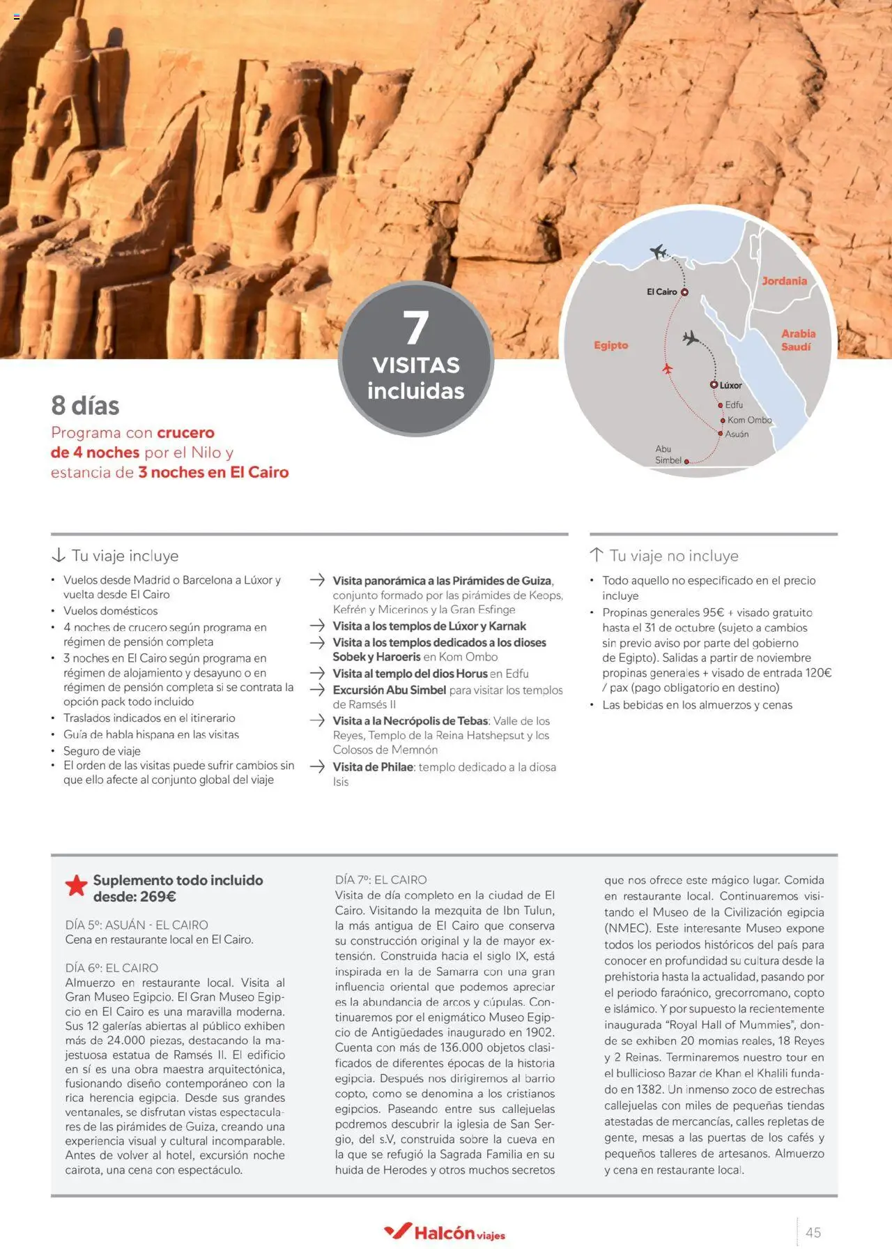 Halcón Viajes Egipto │ válido desde el 01.07.2025 | Página: 45 | Productos: Funda