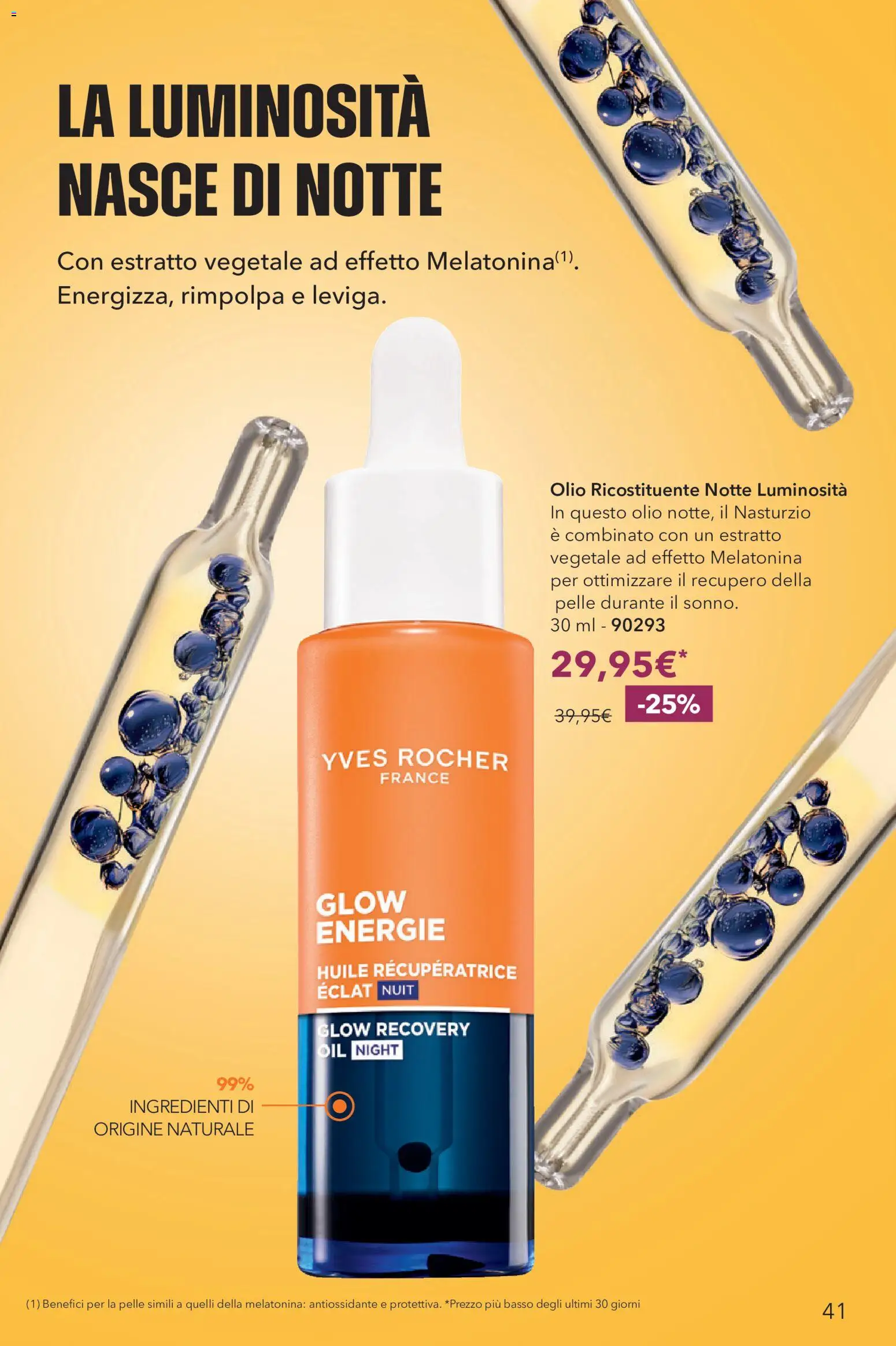 Volantino Yves Rocher del 20/10/2026 | Pagina: 41 | Prodotti: Olio, Ingredienti, Basso