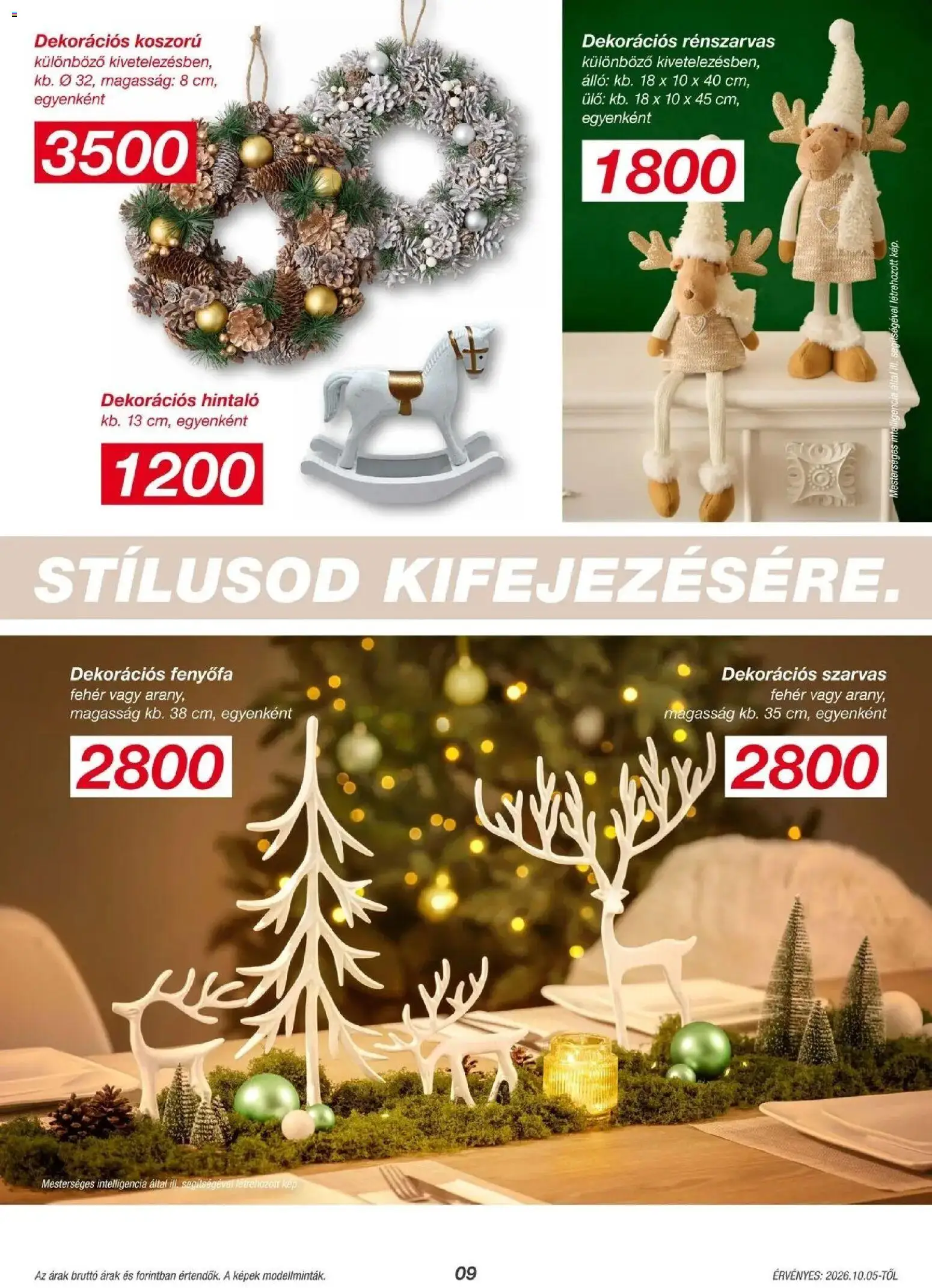 Kik aktuális akciós újság - 2026.10.02. -tól/töl > akció, lapozható szórólap 🛍️ | Oldal: 9 | Termékek: Koszorú