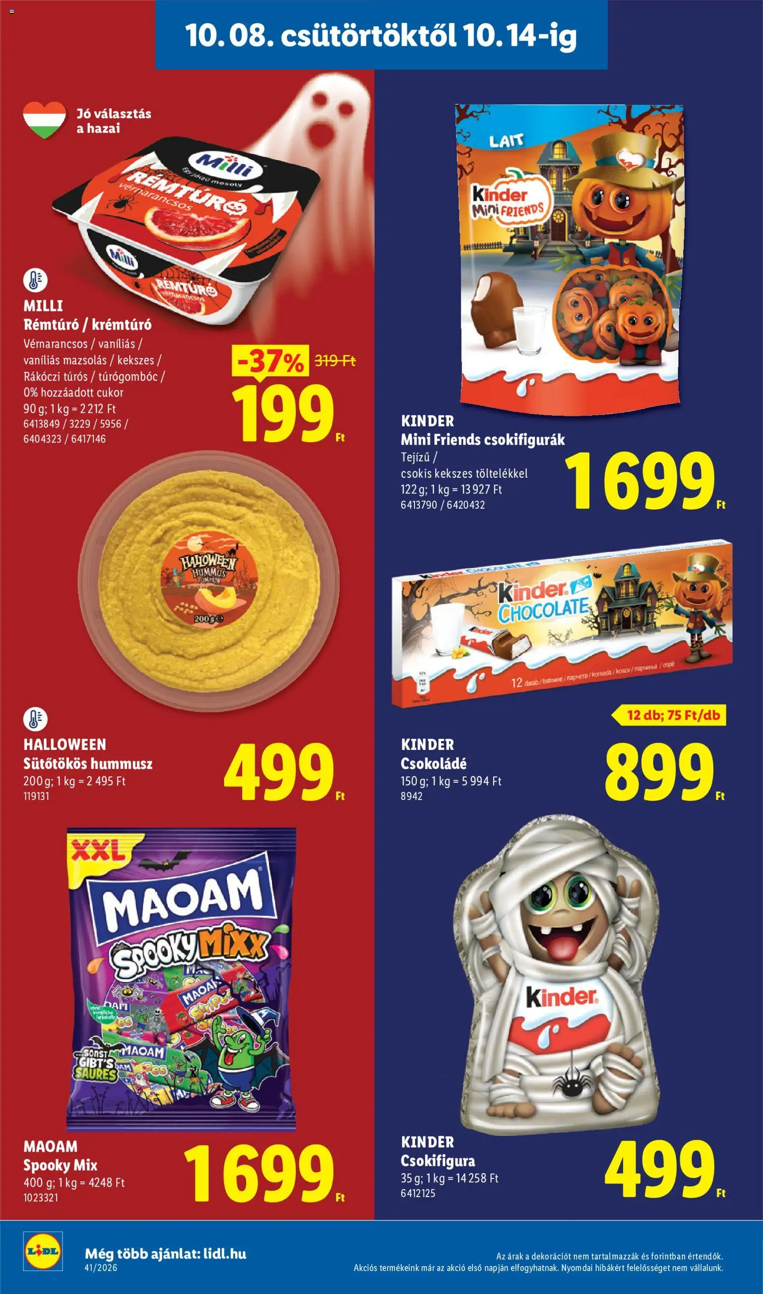 Lidl akciós ujság - amely érvényes a következő dátumtól: 2026.10.08. | Oldal: 30