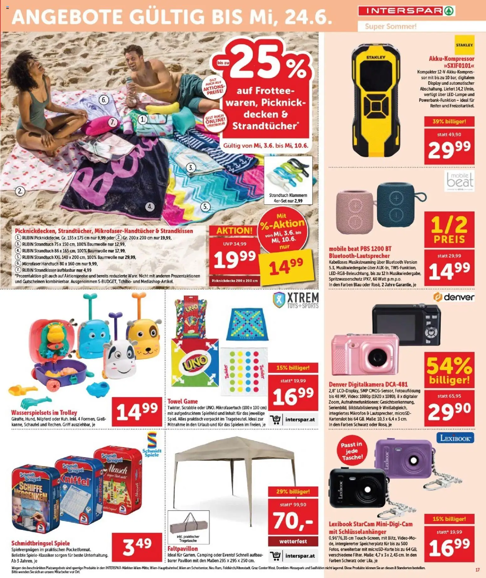 Interspar - Burgenland gültig ab 03.06.2026 | Seite: 17 | Produkte: Video, Mikrofon, Tasche