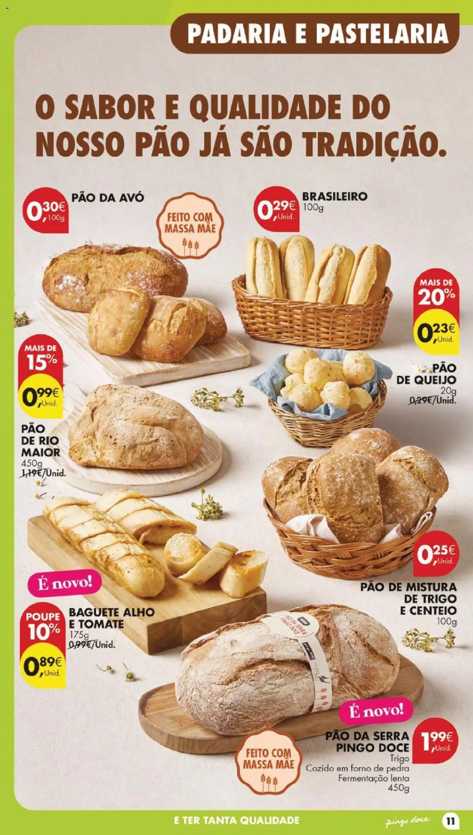 Pingo Doce folheto │ válido de 11/08/2026 | Página: 13 | Produtos: Forno, Padaria, Centeio, Tomate