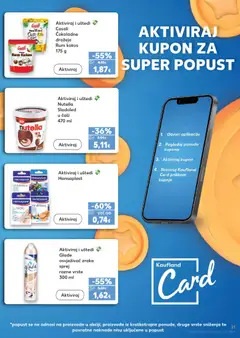 Casali Čokoladne dražeje Rum kokos, Casali Čokoladne dražeje Rum kokos 175 g - Pregled kataloga iz trgovine Kaufland, vrijedi od 01.07.2026 | Stranica: 21