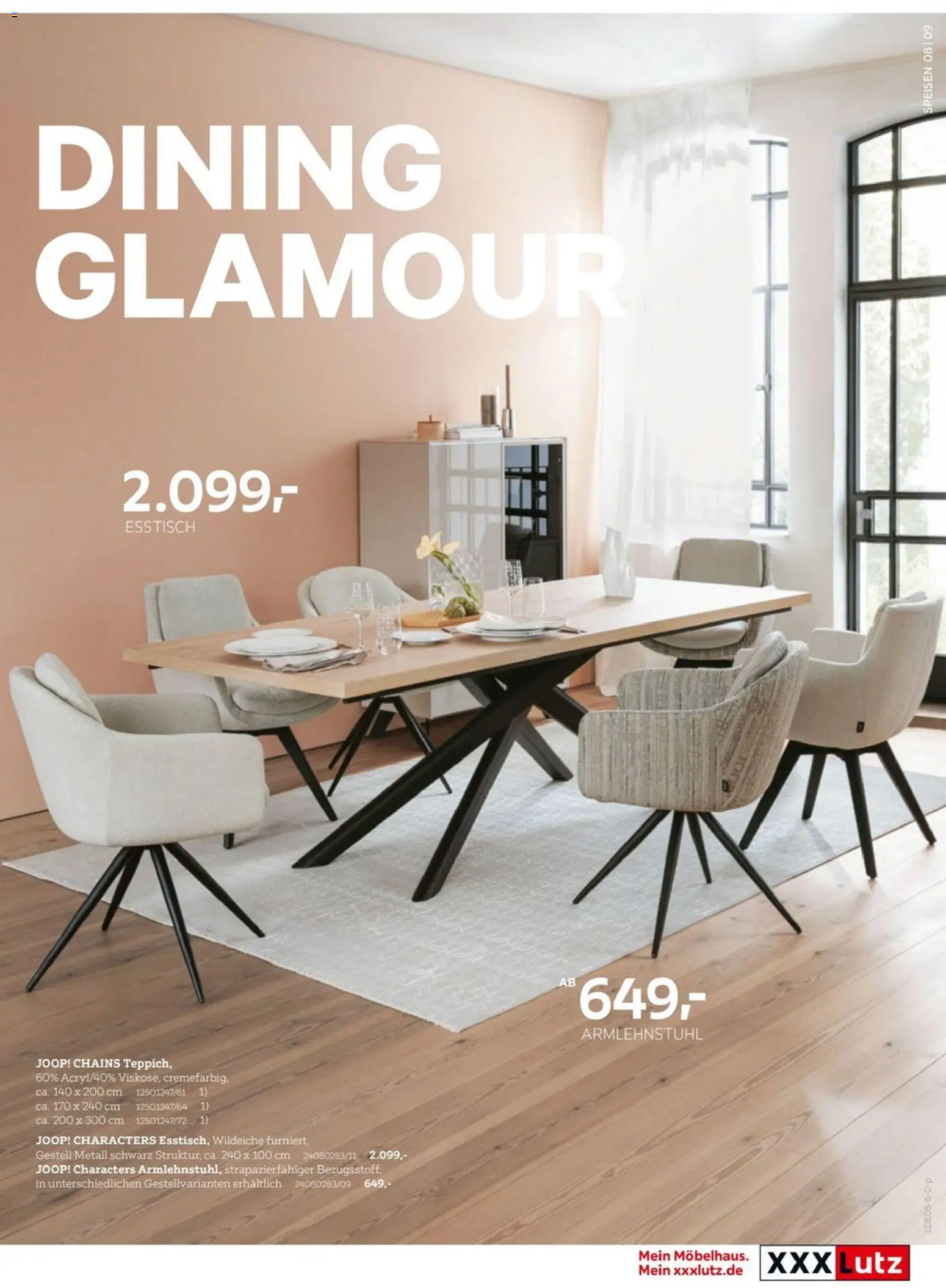 XXXLutz Home Collections – gültig ab 15.08.2026 | Seite: 9 | Produkte: Esstisch