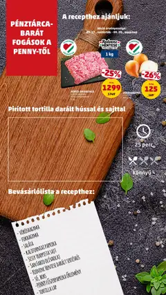 PENNY akciós újság - amely érvényes a következő dátumtól: 2026.09.17. | Oldal: 10