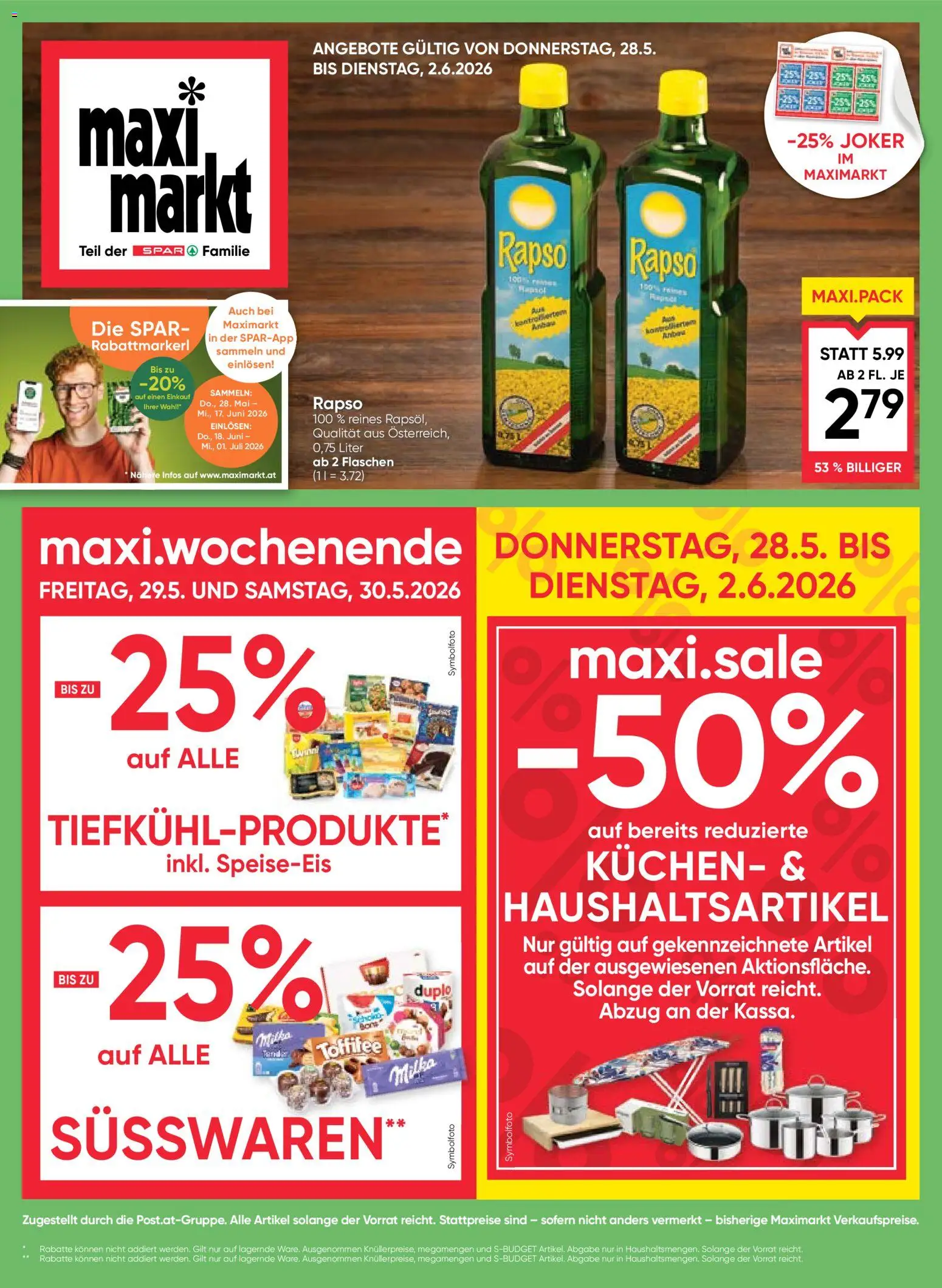 Die besten Angebote | Maximarkt Flugblatt ab 28.05.2026 | - Jetzt stöbern! | Österreich