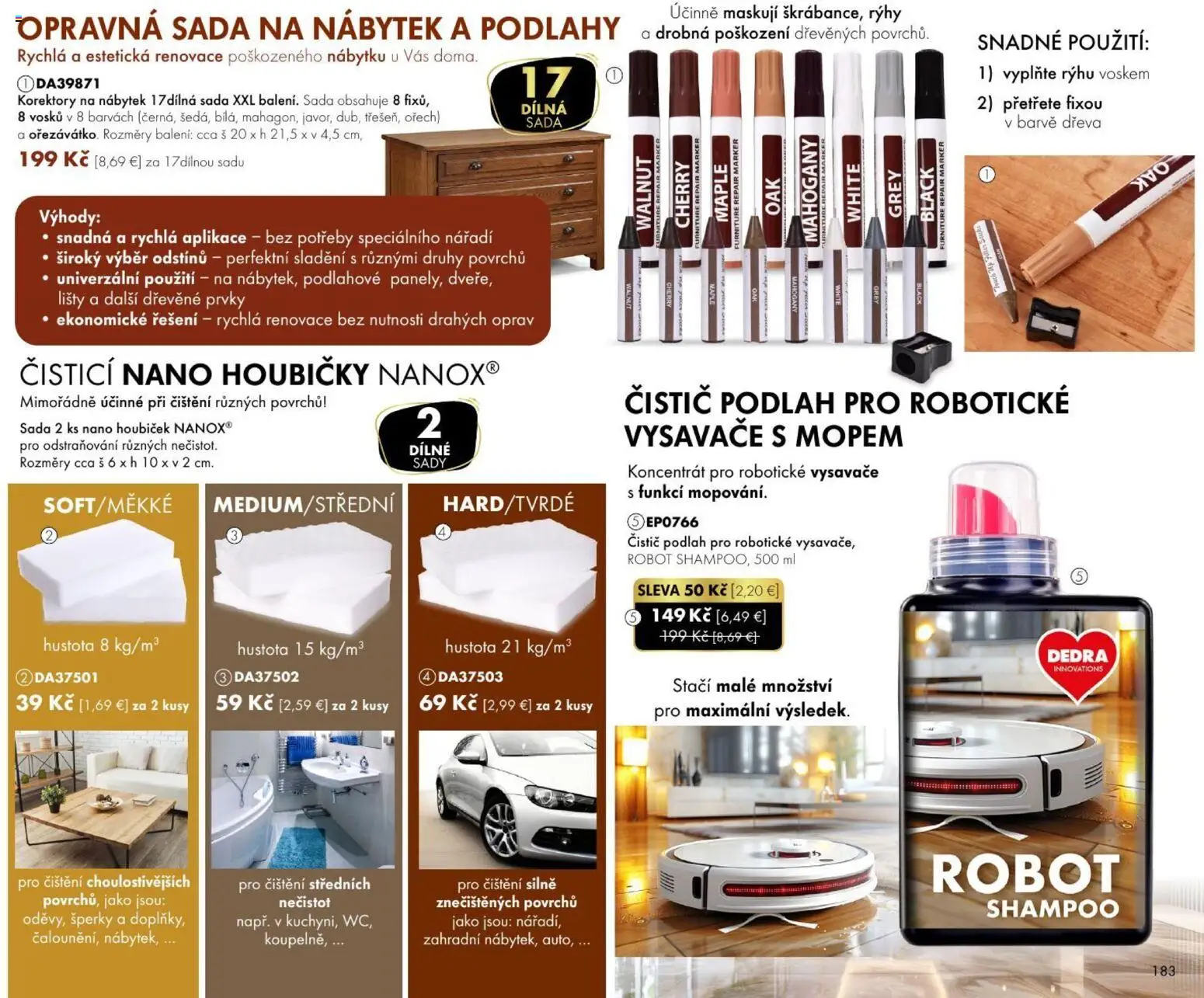 Nové Dedra akcie – leták je platný od 01.08.2026 | Strana: 83 | Produkty: Vysávače, Robot